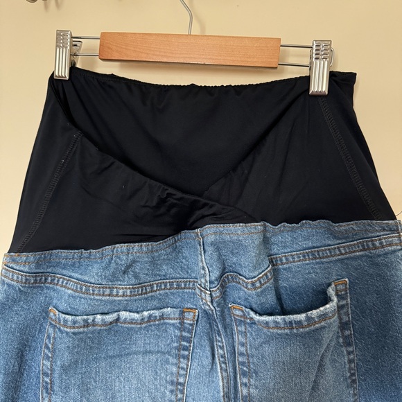 Isabel Maternity Ingrid & Isabel med Wash over belly 90s straight maternity jean - Picture 8 of 8